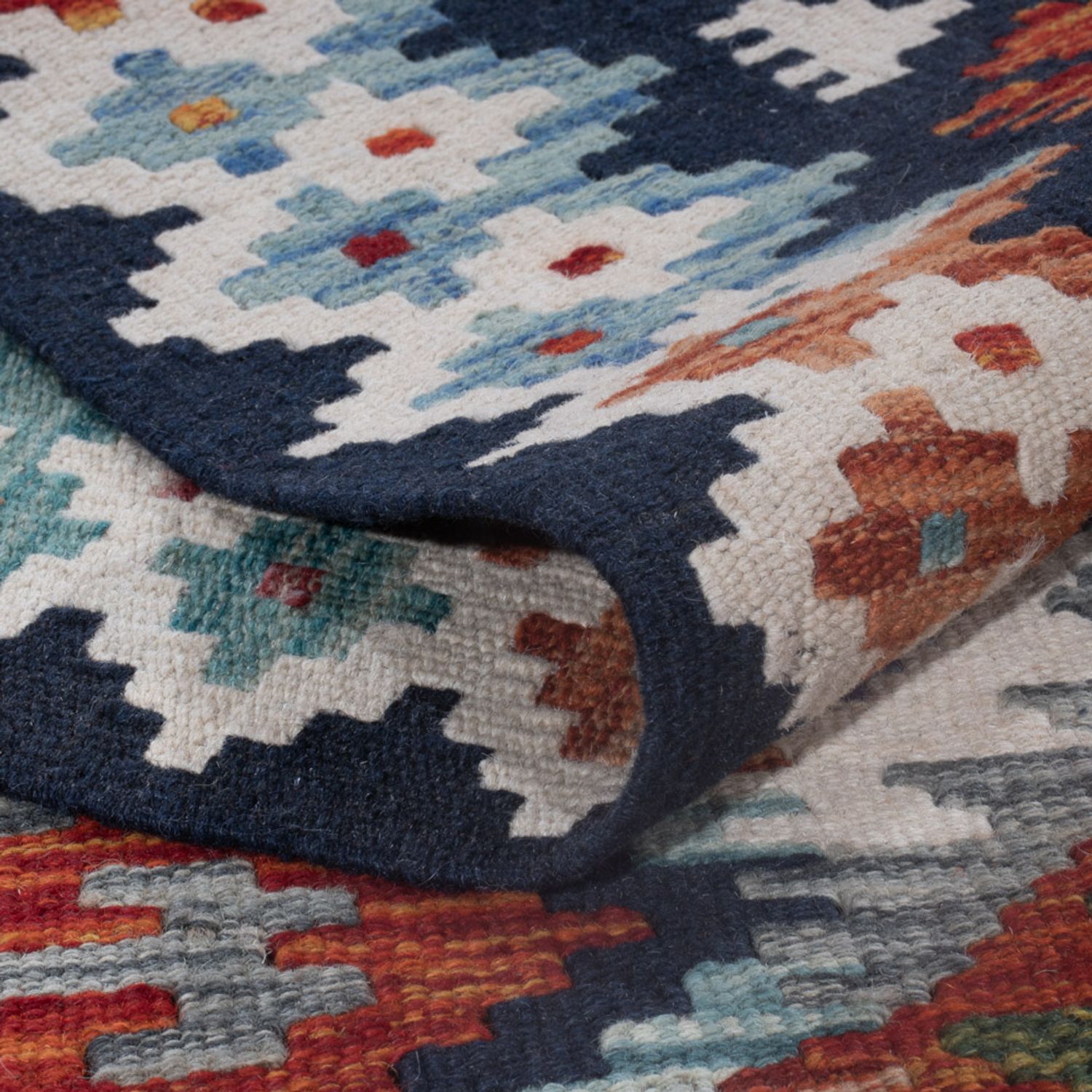 Kelim Teppich - Splash - 248 x 177 cm - mehrfarbig