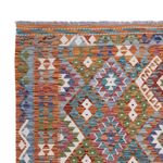 Kelim Rug - Splash - 247 x 178 cm - multicolored