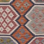 Kelim Rug - Splash - 192 x 155 cm - multicolored