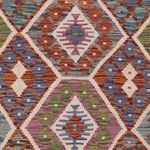 Kelim Teppich - Splash - 205 x 165 cm - mehrfarbig