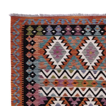 Kelim Rug - Splash - 245 x 178 cm - multicolored