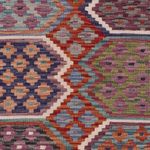 Kelimteppe - Splash - 195 x 158 cm - flerfarget