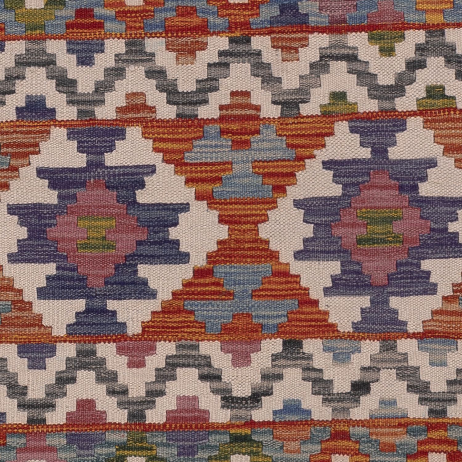 Kelim Rug - Splash - 202 x 151 cm - multicolored