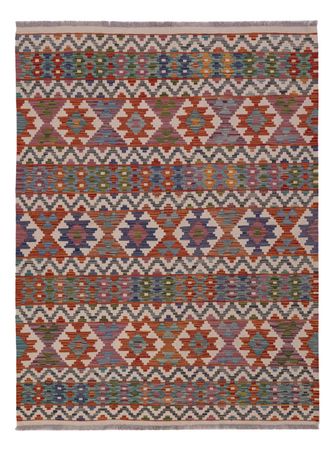 Kelim Rug - Splash - 202 x 151 cm - multicolored