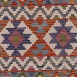 Kelim Rug - Splash - 202 x 151 cm - multicolored