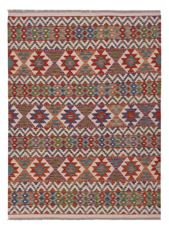 Kelim Rug - Splash - 198 x 148 cm - multicolored