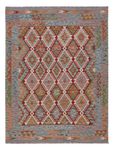 Kelim Rug - Splash - 195 x 154 cm - multicolored