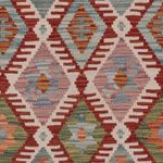 Kelim Rug - Splash - 195 x 154 cm - multicolored