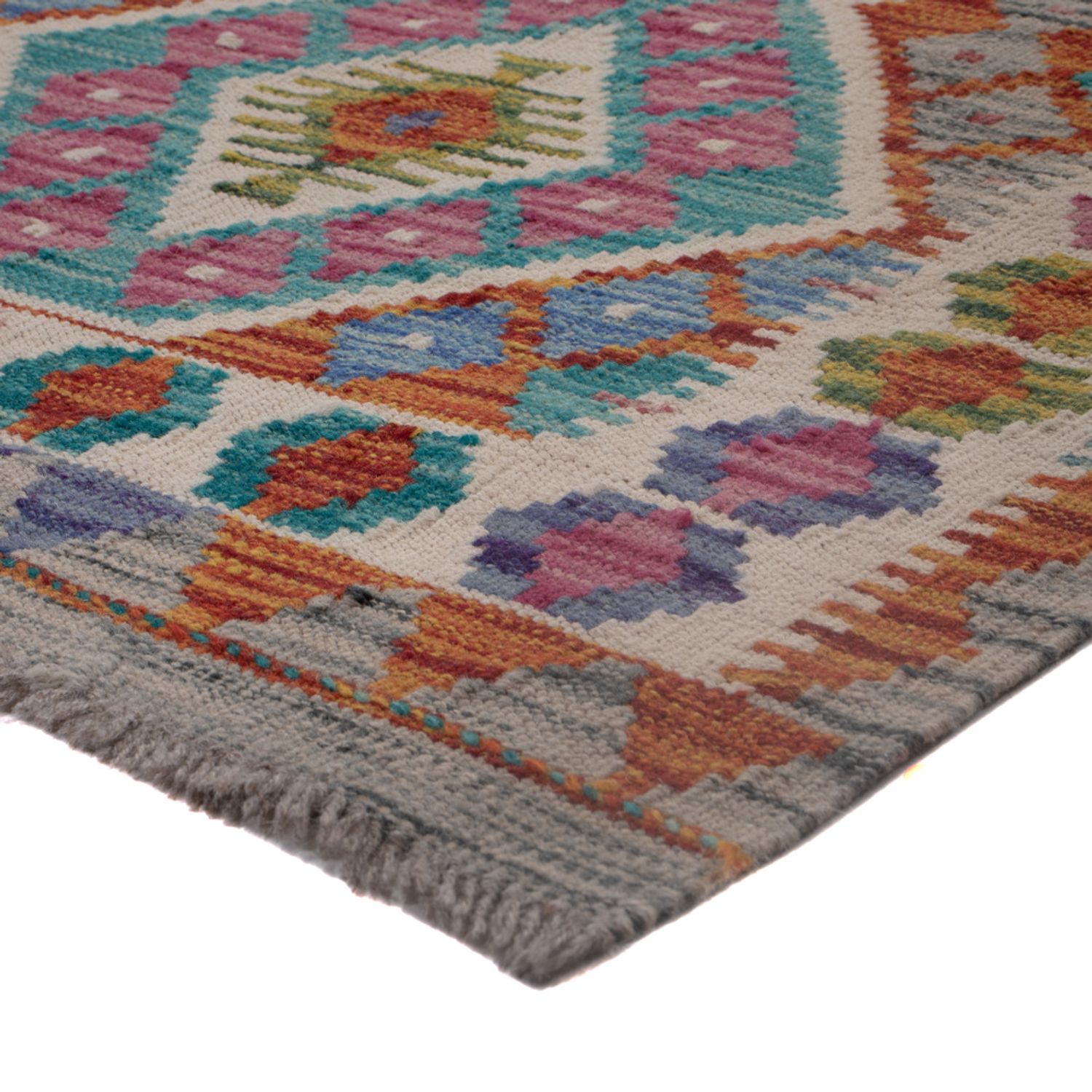 Kelim Rug - Splash - 150 x 107 cm - multicolored