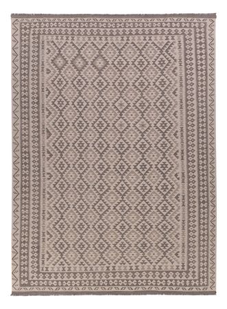 Kelim Rug - Splash - 356 x 252 cm - light grey