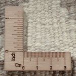 Kelim Rug - Splash - 297 x 206 cm - light grey