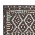 Kelim Rug - Splash - 300 x 204 cm - dark grey