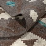 Kelim Rug - Splash - 300 x 204 cm - dark grey