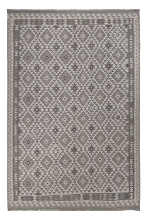 Kelim Rug - Splash - 294 x 203 cm - light grey