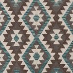 Kelim Rug - Splash - 294 x 197 cm - dark grey