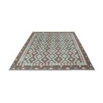 Kelim Rug - Splash - 294 x 197 cm - dark grey