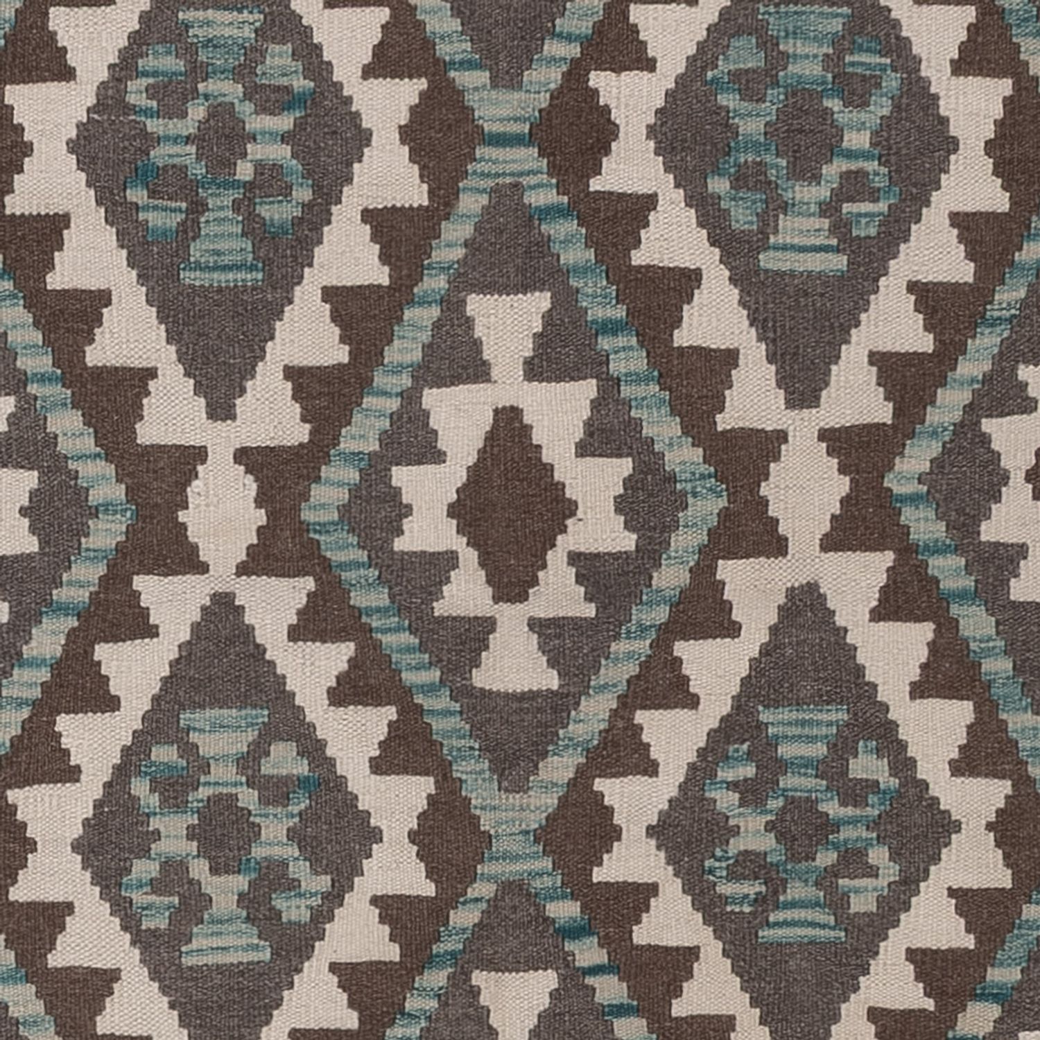 Kelim Rug - Splash - 286 x 206 cm - dark grey