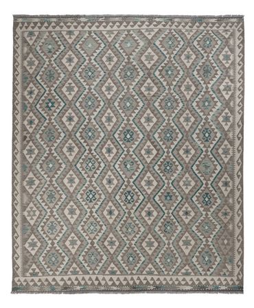 Kelim Rug - Splash - 300 x 253 cm - light green