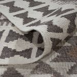 Kelim Rug - Splash - 299 x 200 cm - light grey