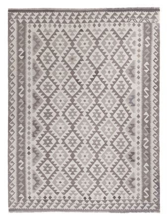 Kelim Rug - Splash - 244 x 185 cm - light grey
