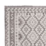Kelim Rug - Splash - 244 x 185 cm - light grey