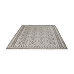 Kelim Rug - Splash - 244 x 185 cm - light grey
