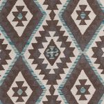 Kelim Rug - Splash - 243 x 176 cm - dark grey