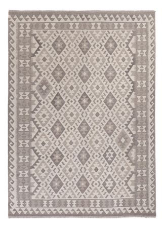 Kelim Rug - Splash - 240 x 179 cm - light grey