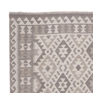 Kelim Rug - Splash - 240 x 179 cm - light grey