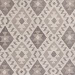 Kelim Rug - Splash - 240 x 179 cm - light grey