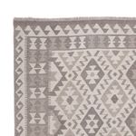 Kelim Rug - Splash - 240 x 179 cm - light grey