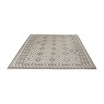 Kelim Rug - Splash - 240 x 179 cm - light grey