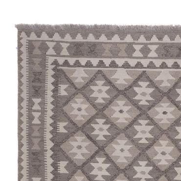 Kelim Rug - Splash - 244 x 177 cm - dark grey