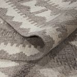 Kelim Rug - Splash - 244 x 177 cm - dark grey