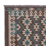 Kelimteppe - Splash - 190 x 147 cm - mørkegrønn