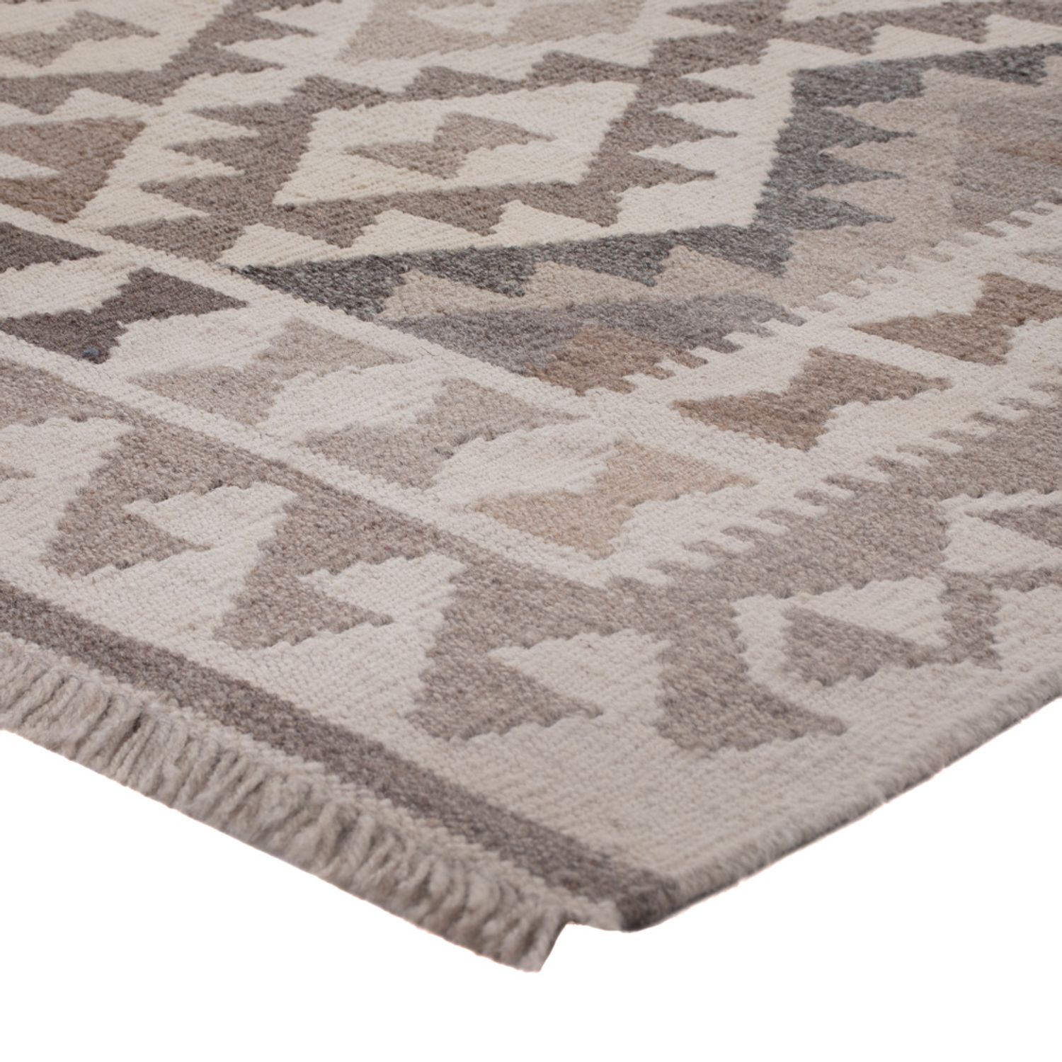 Kelim Rug - Splash - 157 x 104 cm - dark grey