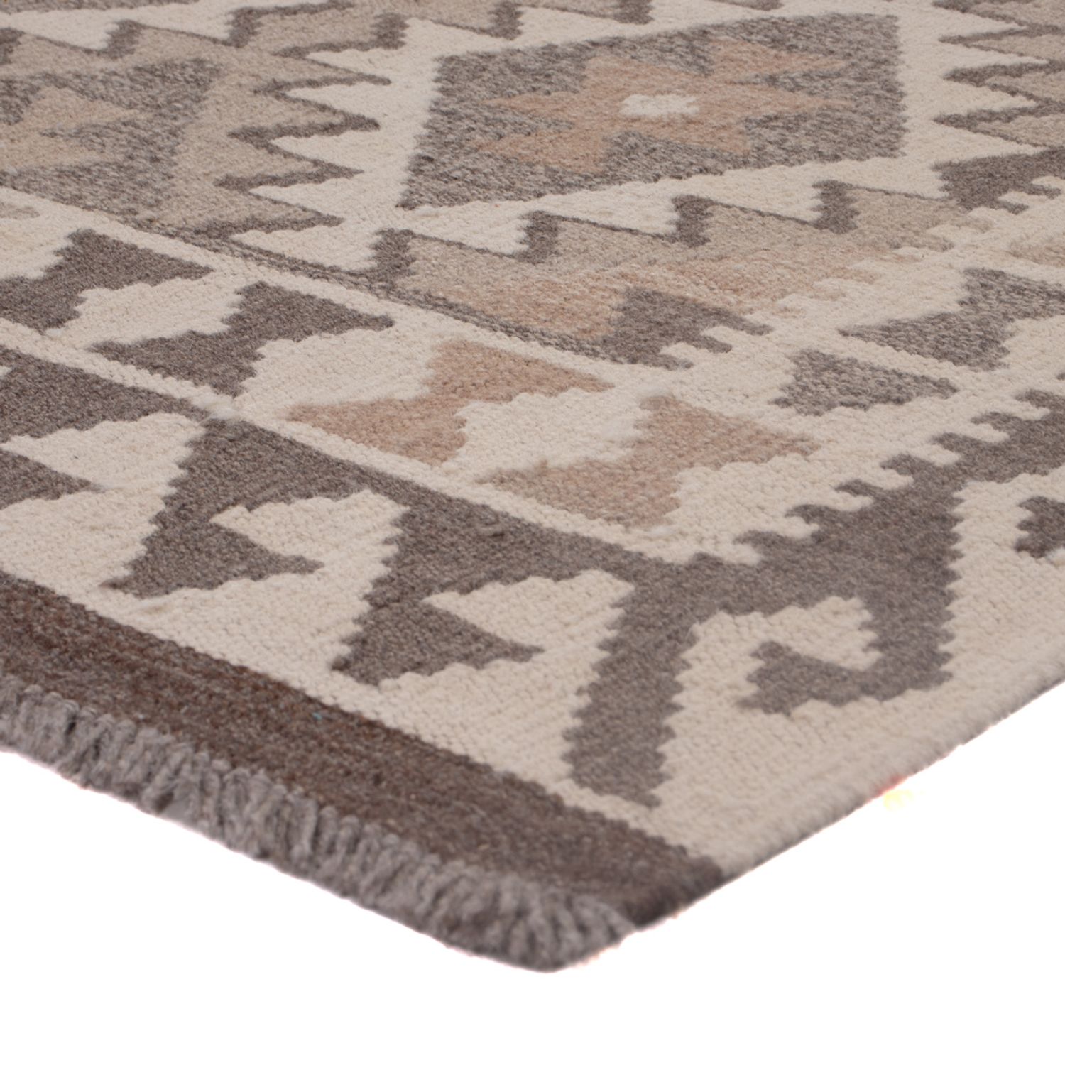 Kelim Rug - Splash - 147 x 100 cm - dark grey