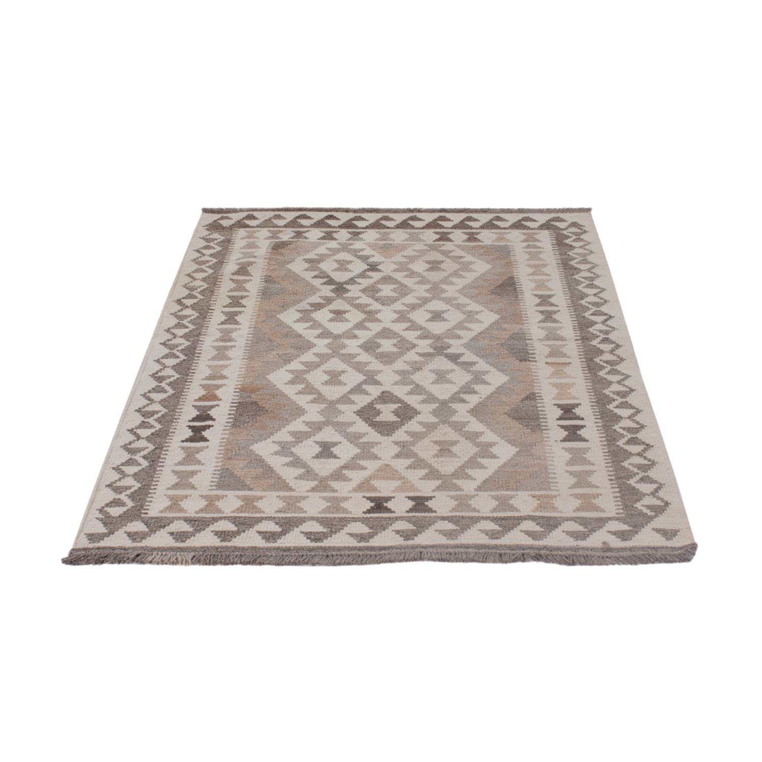 Kelim Rug - Splash - 155 x 103 cm - dark grey