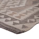 Kelim Rug - Splash - 155 x 103 cm - dark grey
