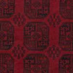 Afghan Rug - Filpa - 293 x 197 cm - dark red