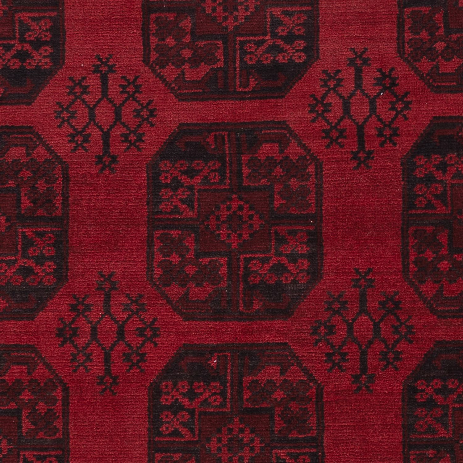 Afghan Rug - Filpa - 288 x 197 cm - dark red