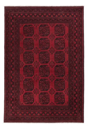Afghan Rug - Filpa - 288 x 197 cm - dark red