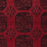Afghan Rug - Filpa - 288 x 197 cm - dark red