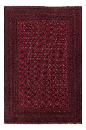 Afghan Rug - Filpa - 292 x 200 cm - dark red
