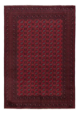 Afghan Rug - Filpa - 283 x 202 cm - dark red