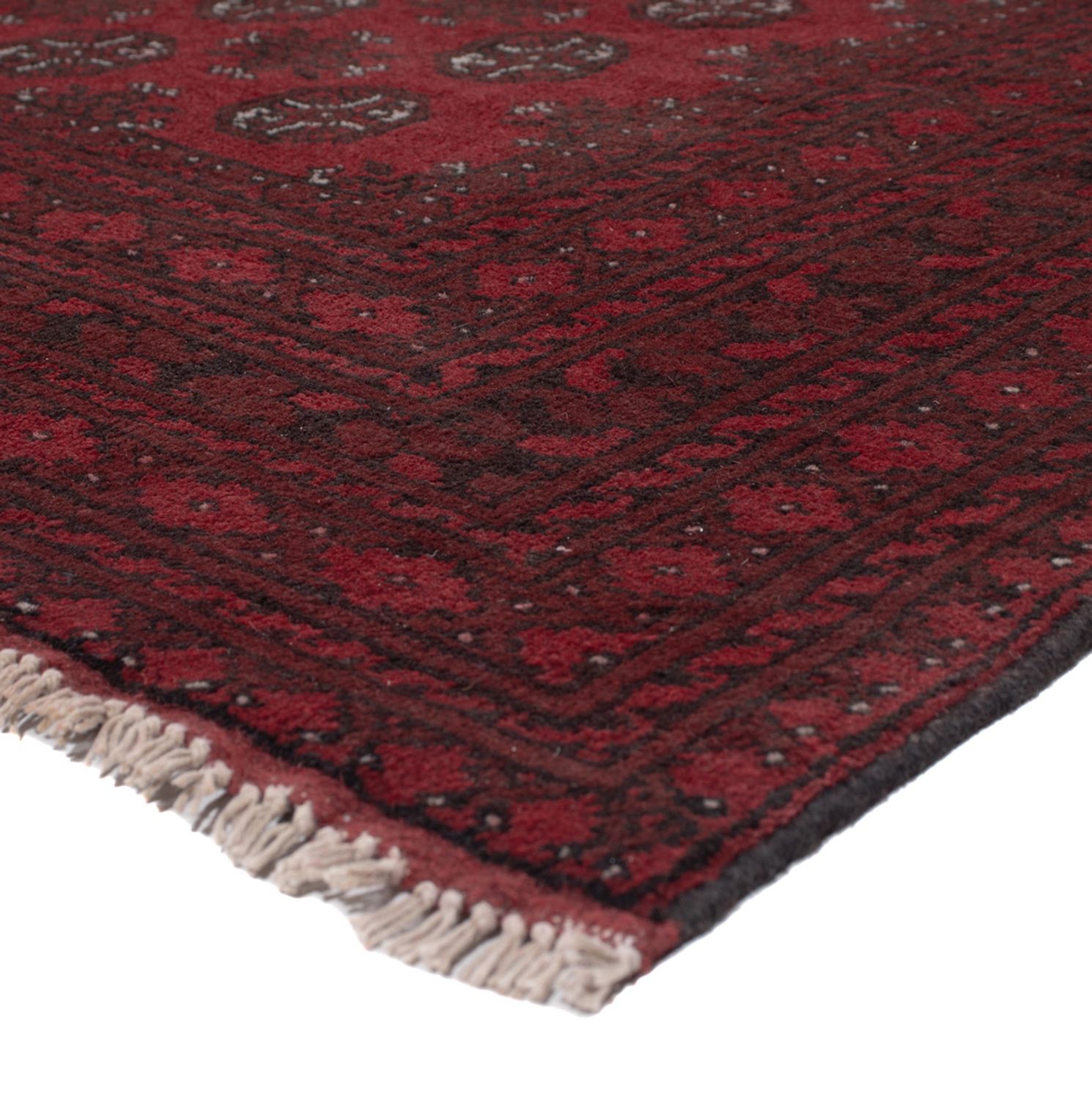 Afghan Rug - Filpa - 288 x 198 cm - dark red
