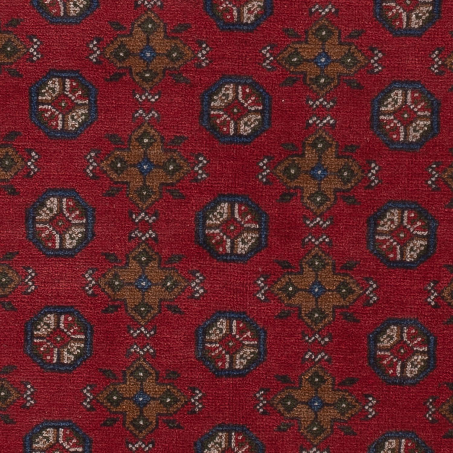 Afghan Rug - Filpa - 196 x 152 cm - dark red