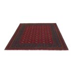Afghan Rug - Filpa - 196 x 152 cm - dark red