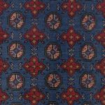 Afghan Rug - Filpa - 201 x 150 cm - dark blue