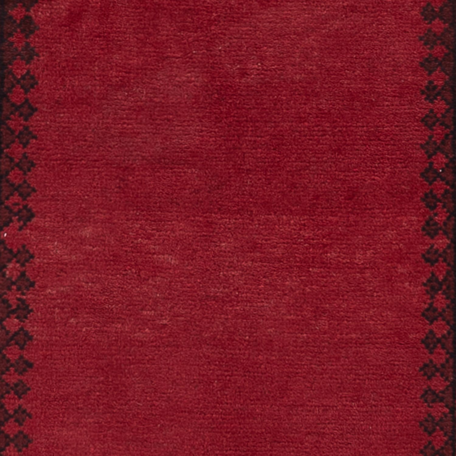 Runner Afghan Rug - Filpa - 293 x 80 cm - red